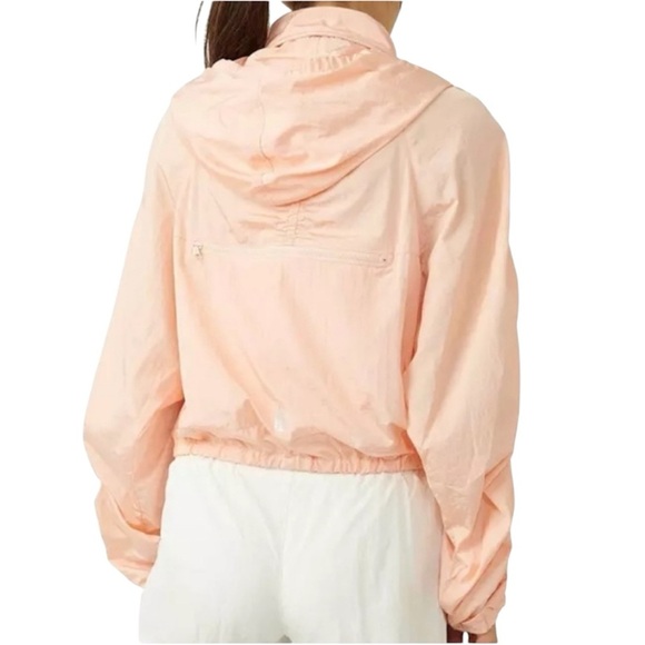 Free People Way Home Packable Jacket Peach Size XS - Picture 2 of 10